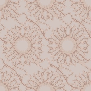 Sunflower pattern 1 c