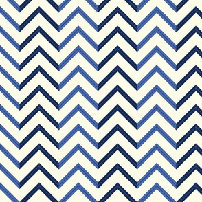 Candy Cane Herringbone - Blue