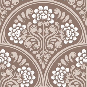 2232 Extra Large - Baroque / Damask floral