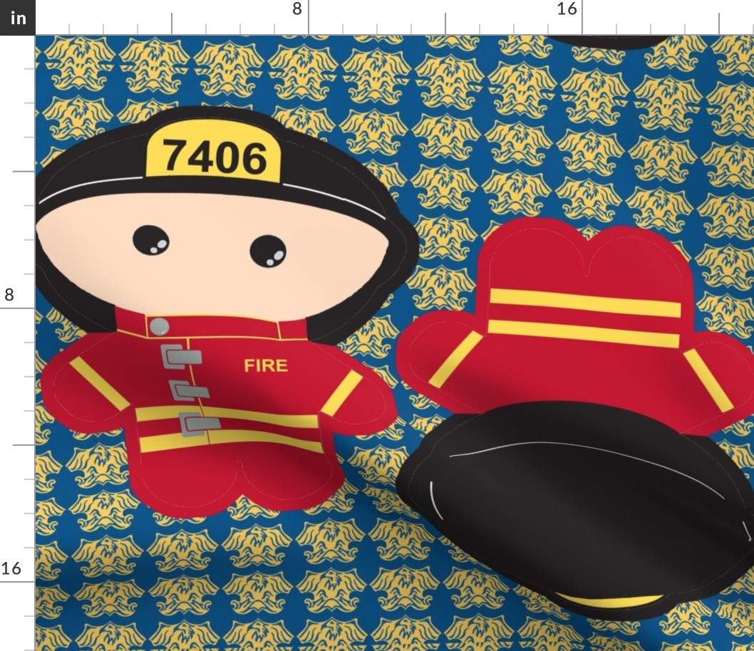 Kawaii Fireman - Firefighter