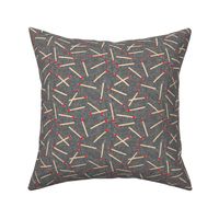 matches - match sticks - grey linen - LAD22