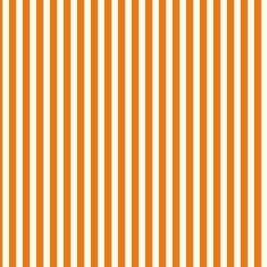 Cabana stripe - Orange and Cream - Perfect Stripe - extra small - orange candy stripe