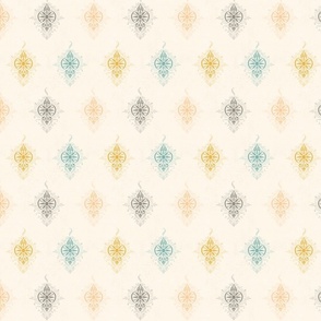 Ornament Damask Muted Colors