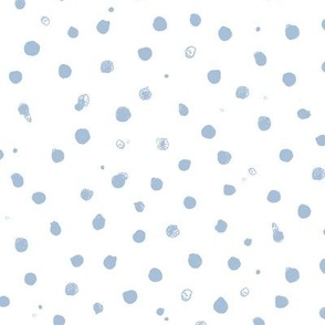 Small Spots Blender - Sky Blue on White