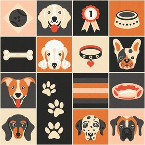Orange Dogs and Pet Accessories / Large Scale