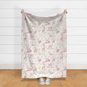 puppets toile pink