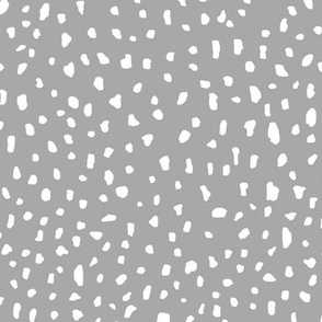 Abstract Speckle Dot Print Large Scale Gray