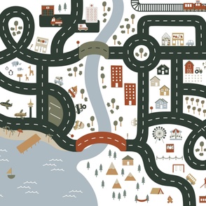 City Playmat for Cars