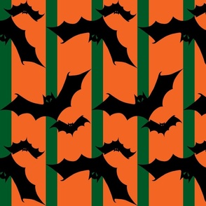 Halloween bats Orange