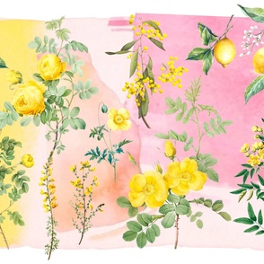 vintage yellow roses - MACRO floral