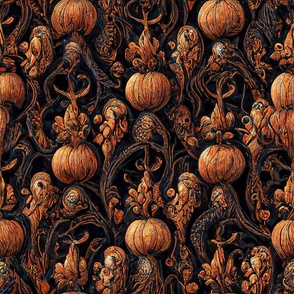Vintage Pumpkin Pattern