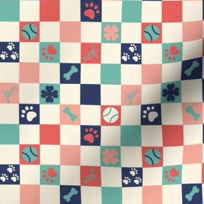 Dog checkerboard