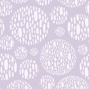 Neutral Textured Circles Purple Negative