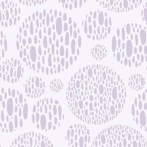 Neutral Textured Circles Purple Positive