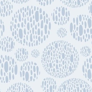 Neutral Textured Circles Blue Positive