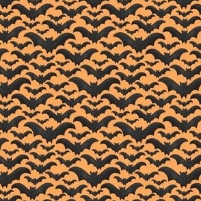 Bats in orange small scale