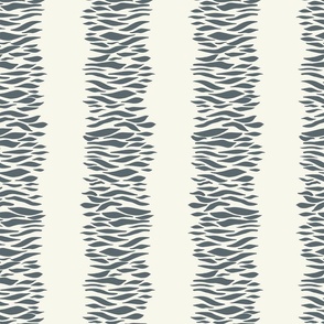 Zebra stripes dark grey and cream, 