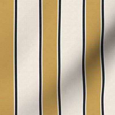 Textured Black and Gold Stripes
