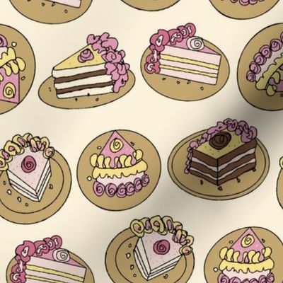 Piece of Cake - cream background