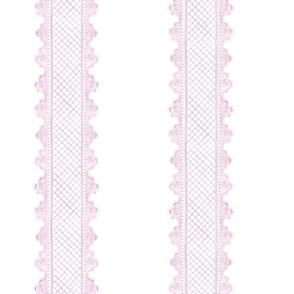 Wallpaper No Overlap Clarabelle Pale Pink on White copy