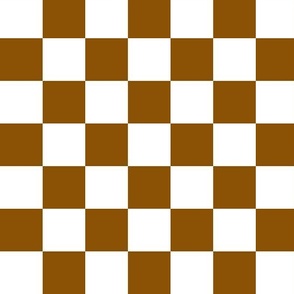 Checkerboard in Copper Brown