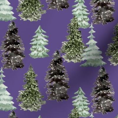 Winter Trees // Ultraviolet