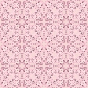 Carved Pink Arabesque