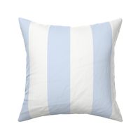 3" Vertical Stripe: Chambray Blue Wide Basic Stripe, Light Blue Stripe