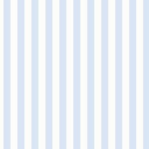 3/8" Vertical Stripe: Chambray Blue Thin Basic Stripe, Light Blue Stripe