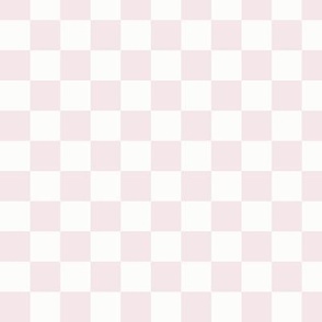 3/4" Dusty Rose & White Checker, Antique Rose Checkered, Checkerboard