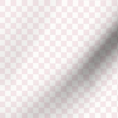 3/8" Dusty Rose & White Checker, Antique Rose Checkered, Small Checkerboard