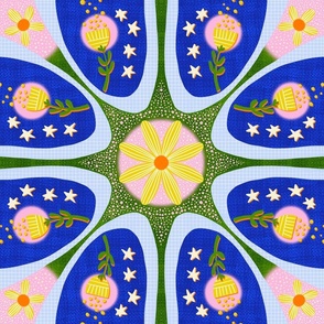 Flowers and Stars Tiles