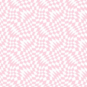BABYPINK GROOVY CHECK SMALL