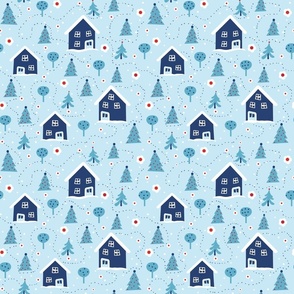  Swedish Winter Houses Blues