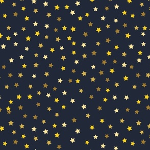 Nighly Bright Gold Stars