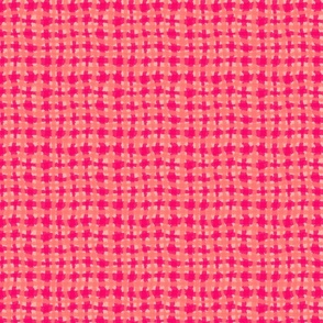 Crazy Tweed check plaid - pink