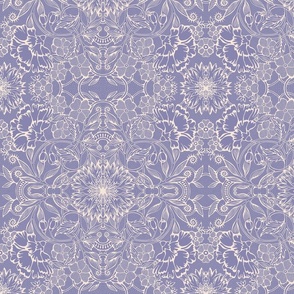 Lavender Monochrome Victorian Medium