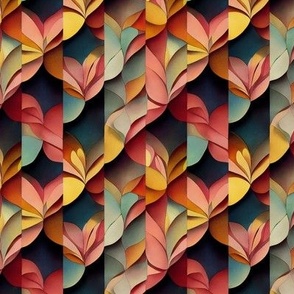 Tropical Abstract Flower Petals