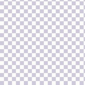 3/8" Light Violet & White Checker, Violet Purple Checkered, Checkerboard