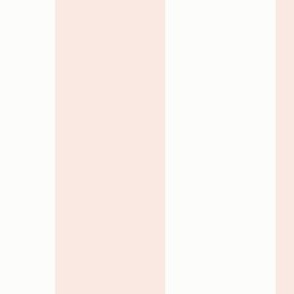 3" Vertical Stripe: Shell Pink Wide Basic Stripe, Copper Pink Stripe