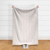 1.5" Vertical Stripe: Shell Pink Wide Basic Stripe, Copper Pink Stripe