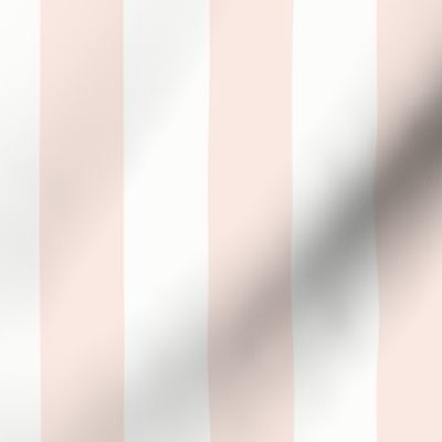 1.5" Vertical Stripe: Shell Pink Wide Basic Stripe, Copper Pink Stripe