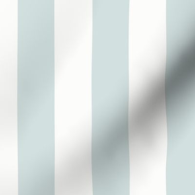 1.5" Vertical Stripe: Dusty Aqua Wide Basic Stripe, Watery Blue Green Stripe