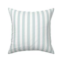 3/4" Vertical Stripe: Dusty Aqua Basic Stripe, Watery Blue Green Stripe