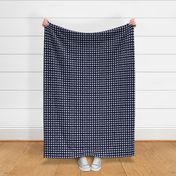 Simple Modern Polka Dot - Medium - Black and White - pointdelettre01 