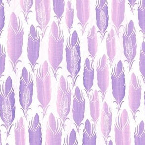 Feathers_watercolor lavender pink