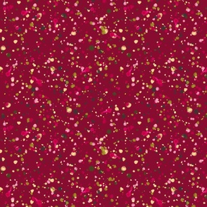 Paint Splatter Fabric - Rose Gold –