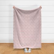 Micro scale pink vday pink linen