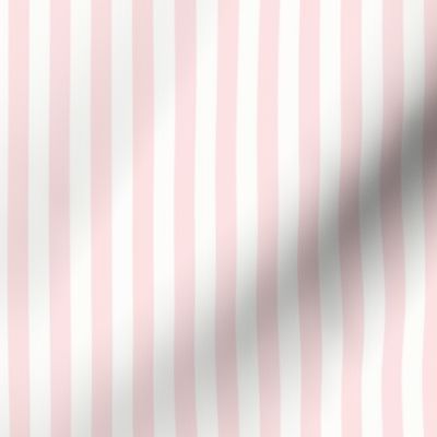 3/8" Vertical Stripe: Millennial Pink Basic Stripe, Light Pink Stripe