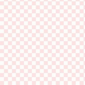 3/8" Light Pink & White Checker, Millennial Pink Checkered, Checkerboard